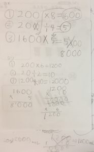 お母さんからの質問・・・絵は描けるけど式が書けない