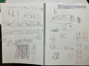 こんな力を育てたい　小4男子の割り算